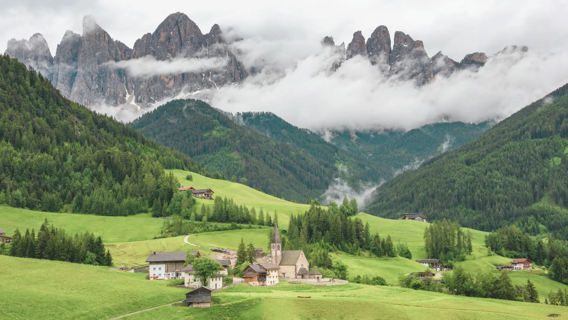 Dolomites outdoor holiday in Italy