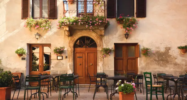 Peaceful view of a medieval Italian village for a slow-paced holiday
