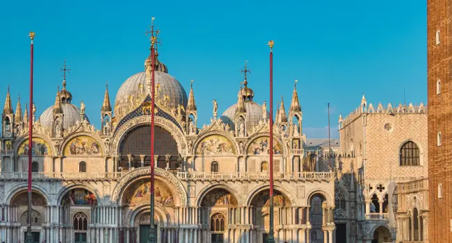 St. Mark’s Basilica in Venice, a must-visit for a milestone celebration.