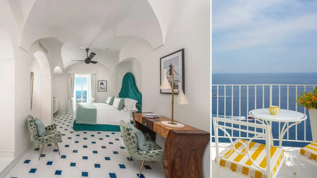 Best hotels in Italy for a honeymoon, Hotel Miramalfi suite with sea-view balcony, Amalfi Coast