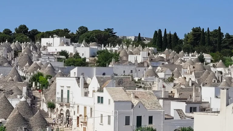 Your private Puglia Holiday of Alberobello starts here—trulli rooftops as far as the eye can see.