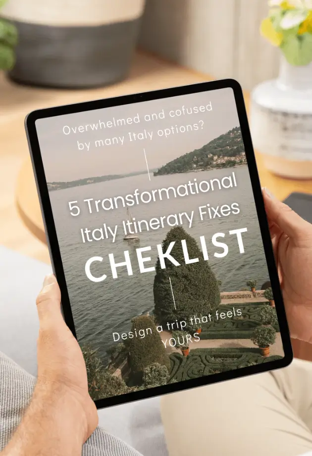 Free Italy Trip Planner Checklist | Design Your Italy