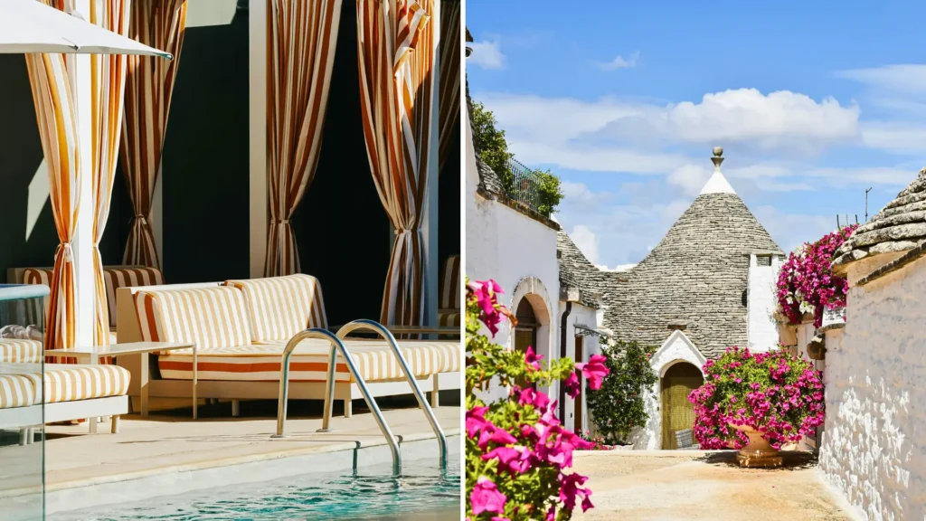 Traditional trulli houses in Puglia, luxury honeymoon Italy